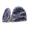 Amethyst Crystal Geode Specimen Set 2 Pieces DN2019 | Crystal Factory