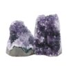 Amethyst Crystal Geode Specimen Set 2 Pieces DN2020 | Crystal Factory