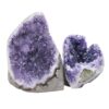 Amethyst Crystal Geode Specimen Set 2 Pieces DN2029 | Crystal Factory