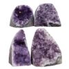 2.63kg Amethyst Polished Crystal Geode Specimen Set 4 Pieces DR558 1 Amethyst Crystal Geode Specimen Set 4 Pieces DR558 | Crystal Factory