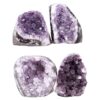 2.42kg Amethyst Polished Crystal Geode Specimen Set 4 Pieces DR559 1 Amethyst Crystal Geode Specimen Set 4 Pieces DR559 | Crystal Factory