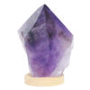 3.08kg Amethyst Crystal Rough Point With LED Large Light Base DR560 2 Amethyst Crystal Rough Point With LED Large Light Base DR560 | Crystal Factory