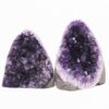 1.98kg Amethyst Crystal Geode Specimen Set 2 Pieces DV302 1 Amethyst Polished Crystal Geode Specimen Set 2 Pieces DV302 | Crystal Factory