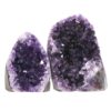 1.98kg Amethyst Crystal Geode Specimen Set 2 Pieces DV313 1 Amethyst Polished Crystal Geode Specimen Set 2 Pieces DV313 | Crystal Factory