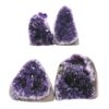 2.03kg Amethyst Crystal Geode Specimen Set 4 Pieces DK1099 1 Amethyst Polished Crystal Geode Specimen Set 4 Pieces DK1099 | Crystal Factory