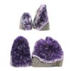 2.09kg Amethyst Crystal Geode Specimen Set 4 Pieces DK1102 1 Amethyst Polished Crystal Geode Specimen Set 4 Pieces DK1102 | Crystal Factory