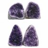 1.93kg Amethyst Crystal Geode Specimen Set 4 Pieces DV314 1 Amethyst Polished Crystal Geode Specimen Set 2 Pieces DV314 | Crystal Factory