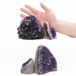 2.08kg Amethyst Crystal Geode Specimen Set 4 Pieces DV318 5 Amethyst Polished Crystal Geode Specimen Set 2 Pieces DV318 | Crystal Factory