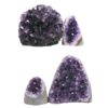 2.08kg Amethyst Crystal Geode Specimen Set 4 Pieces DV318 1 Amethyst Polished Crystal Geode Specimen Set 2 Pieces DV318 | Crystal Factory