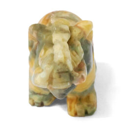 Crazy Lace Agate Mini Crystal Elephant 10 Crazy Lace Agate Mini Crystal Elephant | Crystal Factory