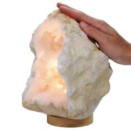 5.4kg Natural Calcite Geode Lamp DK1082 | Crystal Factory