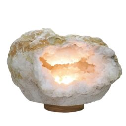Natural Calcite Geode Lamp DK1084 | Crystal Factory