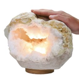 Natural Calcite Geode Lamp DK1084 | Crystal Factory
