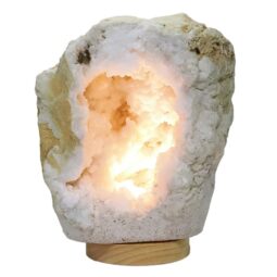 Natural Calcite Geode Lamp DK1085 | Crystal Factory