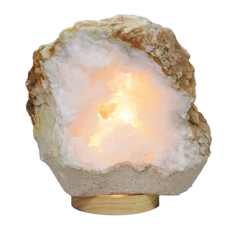 7.1kg Natural Calcite Geode Lamp DK1086 4 Natural Calcite Geode Lamp DK1086 | Crystal Factory