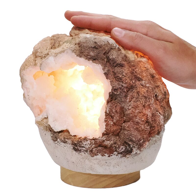 4.7kg Natural Calcite Geode Lamp DK1090 5 Natural Calcite Geode Lamp DK1090 | Crystal Factory