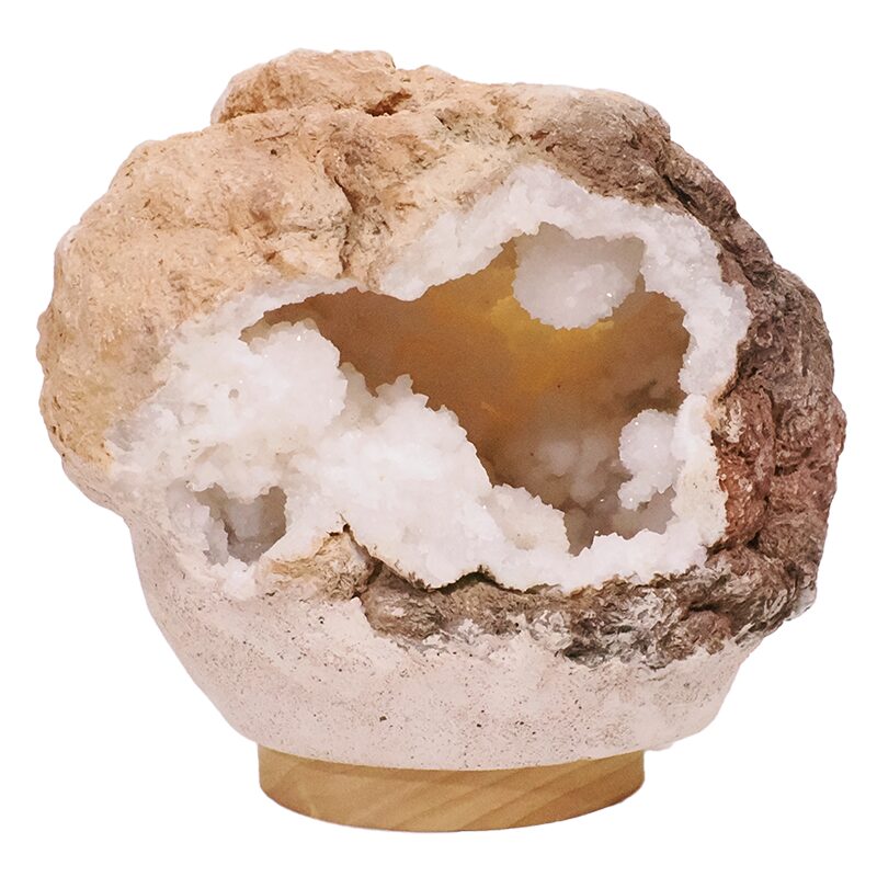 4.7kg Natural Calcite Geode Lamp DK1090 3 Natural Calcite Geode Lamp DK1090 | Crystal Factory