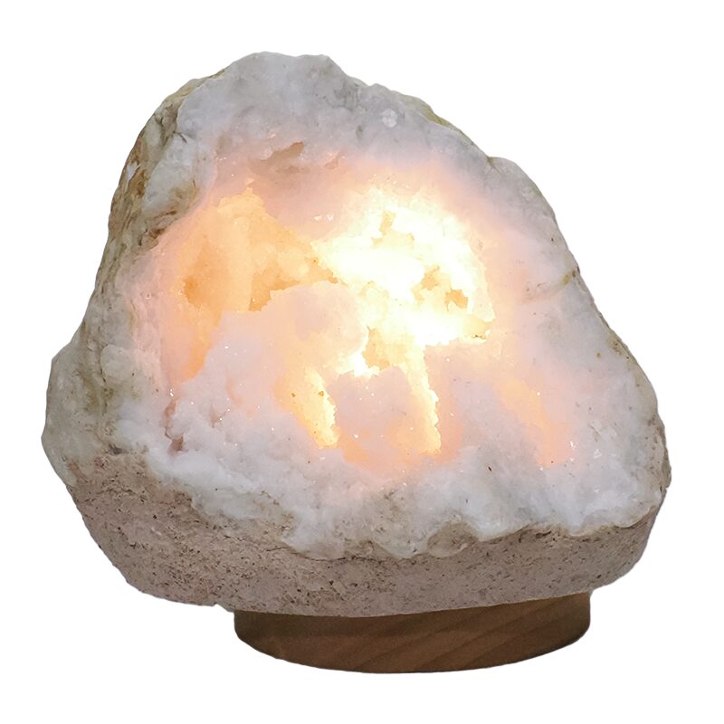 3.2kg Natural Calcite Geode Lamp DK1092 4 Natural Calcite Geode Lamp DK1092 | Crystal Factory