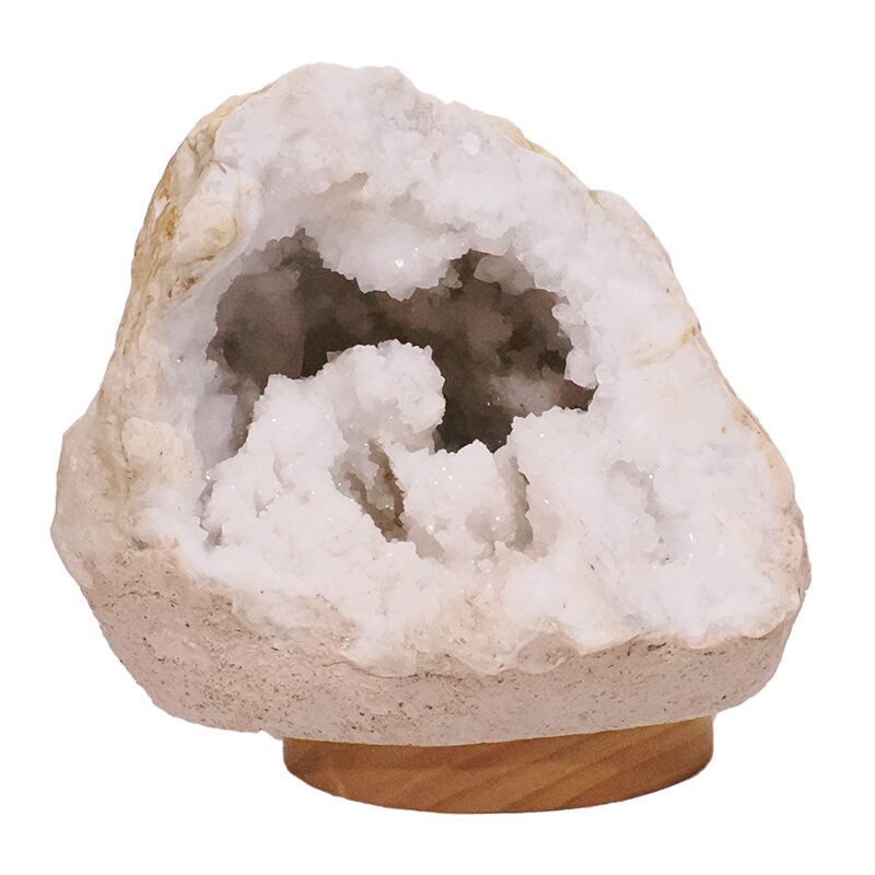 3.2kg Natural Calcite Geode Lamp DK1092 3 Natural Calcite Geode Lamp DK1092 | Crystal Factory