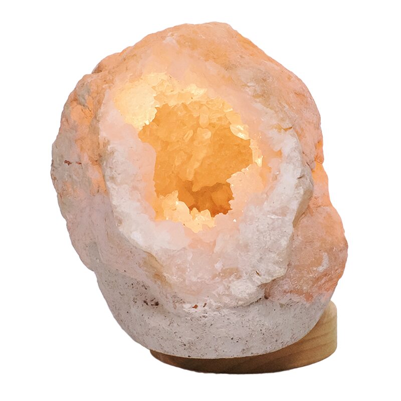 3.7kg Natural Calcite Geode Lamp DK1094 4 Natural Calcite Geode Lamp DK1094 | Crystal Factory