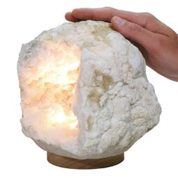 3.9kg Natural Calcite Geode Lamp DK1095 8 Natural Calcite Geode Lamp DK1095 | Crystal Factory
