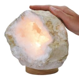 5kg Natural Calcite Geode Lamp DK1097 8 Natural Calcite Geode Lamp DK1097 | Crystal Factory