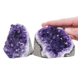 1.4kg Amethyst Crystal Geode Specimen Set 2 Pieces DN2032 5 Amethyst Crystal Geode Specimen Set 2 Pieces DN2032 | Crystal Factory