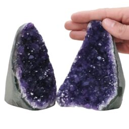 1.4kg Amethyst Crystal Geode Specimen Set 2 Pieces DN2040 5 Amethyst Crystal Geode Specimen Set 2 Pieces DN2040 | Crystal Factory