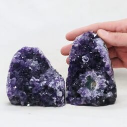 1.2kg Amethyst Crystal Geode Specimen Set 2 Pieces DN2044 5 Amethyst Crystal Geode Specimen Set 2 Pieces DN2044 | Crystal Factory
