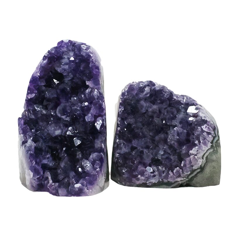 1.6kg Amethyst Crystal Geode Specimen Set 2 Pieces DN2049 3 Amethyst Crystal Geode Specimen Set 2 Pieces DN2049 | Crystal Factory