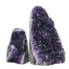 Amethyst Crystal Geode Specimen Set 2 Pieces DN2051 | Crystal Factory