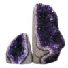 Amethyst Crystal Geode Specimen Set 2 Pieces DN2057 | Crystal Factory