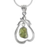 Moldavite Silver Pendant DK1081 | Crystal Factory