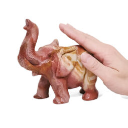 Mookaite Crystal Elephant DK1078 | Crystal Factory