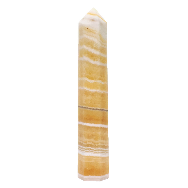 0.66kg Orange Calcite Terminated Point DR562 5 Orange Calcite Terminated Point DR562 | Crystal Factory