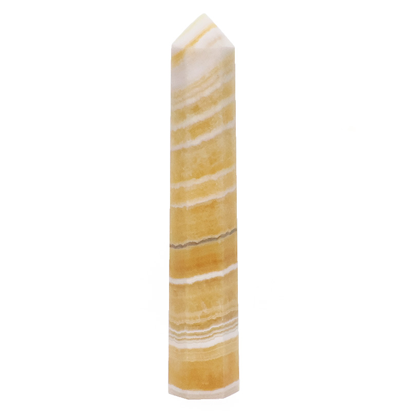 0.66kg Orange Calcite Terminated Point DR562 3 Orange Calcite Terminated Point DR562 | Crystal Factory