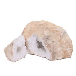 Natural Calcite Geode Pair S1497 | Crystal Factory