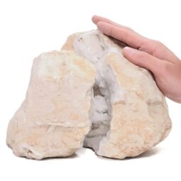 Natural Calcite Geode Pair S1499 | Crystal Factory