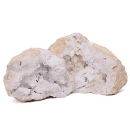 Natural Calcite Geode Pair S1499 | Crystal Factory