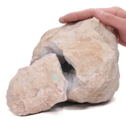 Natural Calcite Geode Pair S1500| Crystal Factory