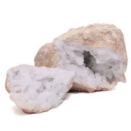 Natural Calcite Geode Pair S1501 | Crystal Factory