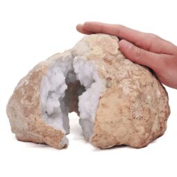 Natural Calcite Geode Pair S1509 | Crystal Factory