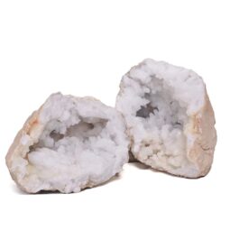 Natural Calcite Geode Pair S1512 | Crystal Factory