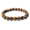 Tiger Eye Round Beads Bracelet | Crystal Factory