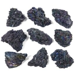 Titanium Metallic Hematite Rough - Large | Crystal Factory