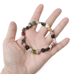 Tourmaline Freeform Beads Bracelet | Crystal Factory
