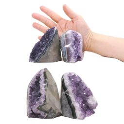 2.25kg Amethyst Polished Crystal Geode Specimen Set 4 Pieces DK1142 5 Amethyst Polished Crystal Geode Specimen Set 4 Pieces DK1142 | Crystal Factory