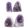 2.38kg Amethyst Polished Crystal Geode Specimen Set 4 Pieces DK1143 1 Amethyst Polished Crystal Geode Specimen Set 4 Pieces DK1143 | Crystal Factory