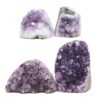 2.47kg Amethyst Polished Crystal Geode Specimen Set 4 Pieces DK1144 1 Amethyst Polished Crystal Geode Specimen Set 4 Pieces DK1144 | Crystal Factory