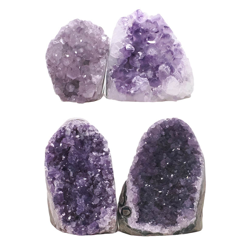 2.55kg Amethyst Polished Crystal Geode Specimen Set 4 Pieces DK1119 3 Amethyst Polished Crystal Geode Specimen Set 4 Pieces DK1119 | Crystal Factory